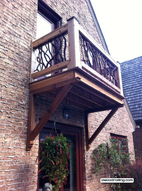 wood banisters
