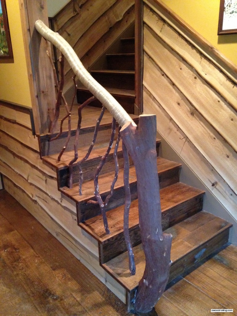 Branch Railing Stairs