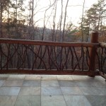 log-railing-forest