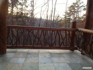 log-railing-forest