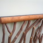 Log Railing Metal Bracket