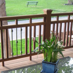 2x2 and Stock Metal Baluster Porch Handrail