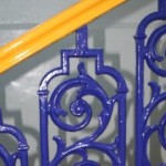 Blue Banister Rails