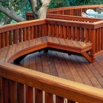 JG Los Gatos Curved Redwood Deck Railing