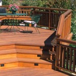 JG Novato Multi Level Redwood Deck Railing