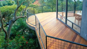 JG Sausalito Elevated Curved Ipe Deck