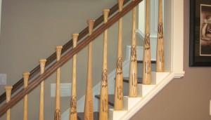 Baseball Bat Baluster Stair Railing