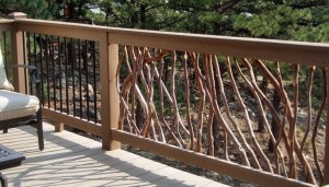 Branch Railing and Metal Balusters