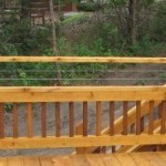 Cable Railing Above Wood 2x2