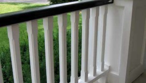 Chamfered Milled 2x2 Spindle Colonial Handrail