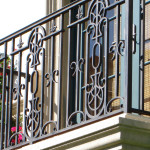 Colonial Mediterranean Wrought Iron Railing