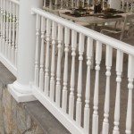 Contemporary Turned Baluster Porch Handrail