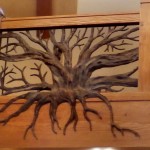 Forged Bronze Tree Railing