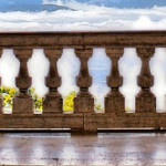 Italian Balcony Stone Railing