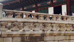 Korean Castle Stone Handrails