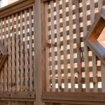 Lattice Railing with Diamond Portholes