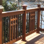 Mission Wood Mixed with Metal Balusters