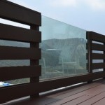 Mixed Glass Panel Horizontal Wood Boards