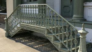 Neoclassical Wrought Iron Railing Idea