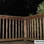 Night wood Railing