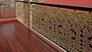 Ornamental Intricate Wrought Iron Handrail