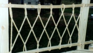 Rope Diamond Railing