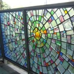 Stained Glass Mandala Railing