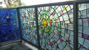 Stained Glass Mandala Railing