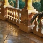 Stone Turned Baluster Railing