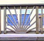 Sunburst Railing Vertical 2x2