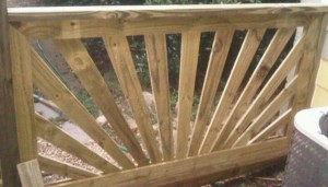 Tapered Sunburst Railing