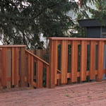 Triple Vertical 2x2 Tight Baluster Design