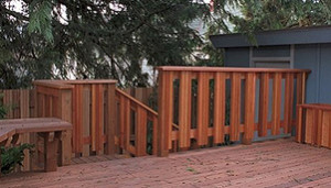 Triple Vertical 2x2 Tight Baluster Design