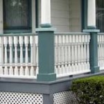 Turned Baluster Railing Victorian Home