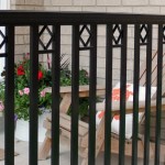Vertical Metal Balusters with Diamonds