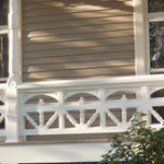 Victorian Front Porch Multiple Sunburst Railing