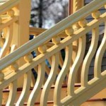 Wavy Balusters with Spheres Handrail