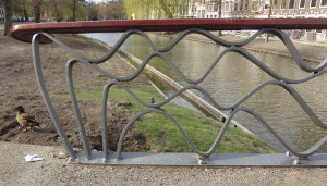 Wavy Metal Railing Idea