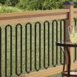 Wrought Iron Ovals Deck Railing