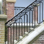 Wrought Iron Railing Design Idea