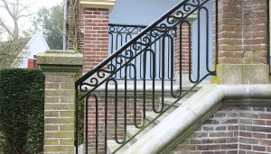 Wrought Iron Railing Design Idea